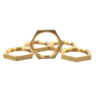 DIN Standard M4 Thin Brass Hex Nut