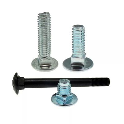 Custom Carbon Steel Zinc Plated Flat Head Carriage Bolt for Cabinet 15 -20 Days Lead Time