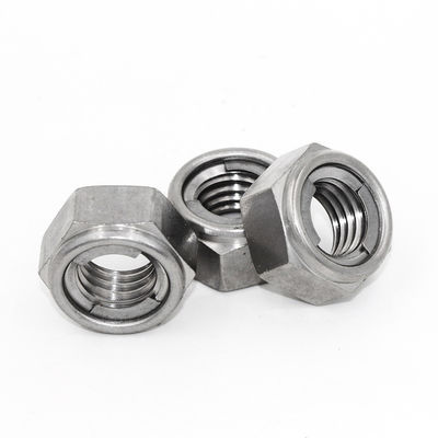 Stainless Steel 304 Metal Hexagon Lock Nut Passivated For Industrial