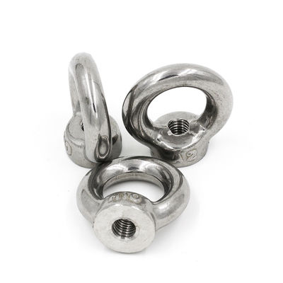 Nickel Plated Stainless Steel 304 M10 Lifting Eye Nut with and MTC Certificate