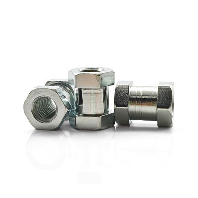 Injection Molded Carbon Steel Galvanized Hex Double Head Nuts for M1-M16