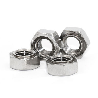 High Strength A2 Stainless Steel Hex Weld Nut Nickel Plated Finish for Automotive M6/M8/M10/M12