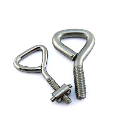 Zinc Plated Stainless Steel Eye Bolt 180mm Length With Butterfly Nut
