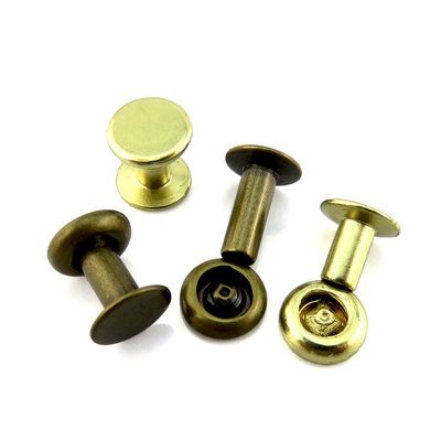 Steel Custom Make 18-8 Flat Head Copper Semi Tubular Rivet with RoHs Certificate