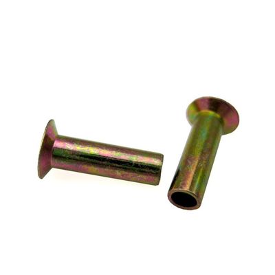 Steel Custom Make 18-8 Flat Head Copper Semi Tubular Rivet with RoHs Certificate