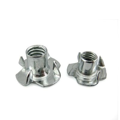Non-Standard M6 Cage Nut in Blue Zinc Plated Carbon Steel for Customer's Requirement
