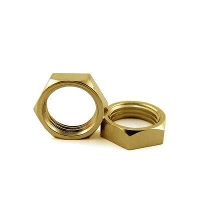 Nickel Plated Brass Lock Nut Flexible For Pipe Connecting Fittings