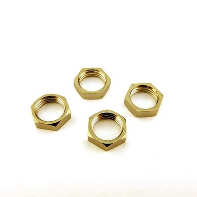 Nickel Plated Brass Lock Nut Flexible For Pipe Connecting Fittings