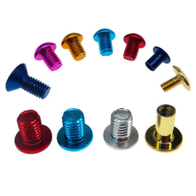 Customizable Red Anodized Titanium Bolts M1.6 For Industrial Applications