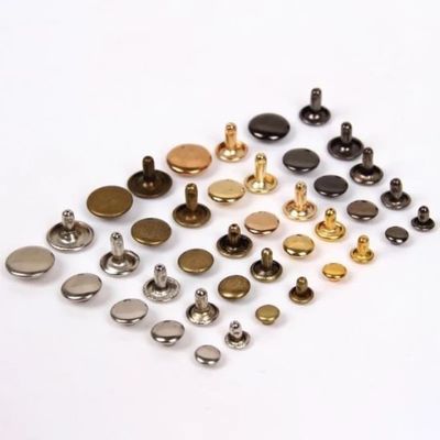 Fastening Function DIN Standard 5mm 11mm Stainless Steel Double Cap Rivets for Fastening