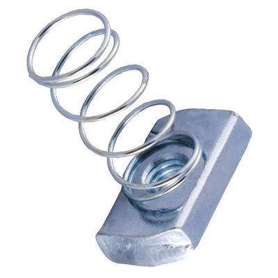 Steel Strut Channel Spring Nut with Zinc Plated Finish and Competitive