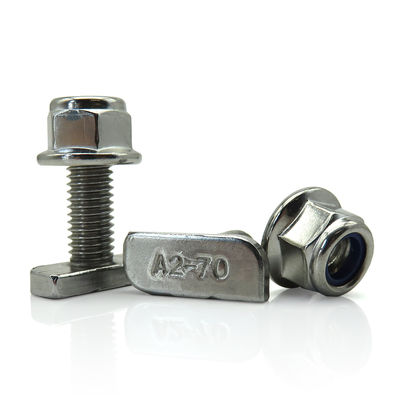 ISO Standard Nylon Nut Flange Nut within Connection Function for Photovoltaic Support
