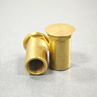 Grade 6.8 Brass M8 Blind Rivet Nut Automotive Industry Lathe Parts