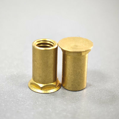 Grade 6.8 Brass M8 Blind Rivet Nut Automotive Industry Lathe Parts