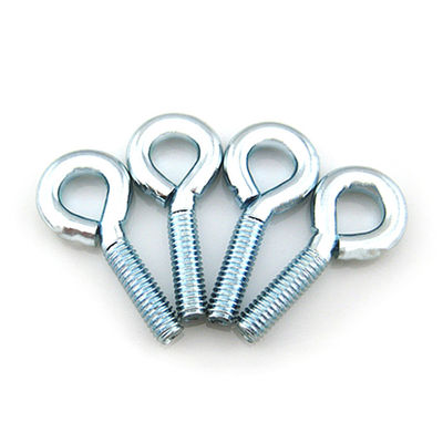 INCH Measurement Iron Eye Screw Hook Black Oxide High Precision For Fastening