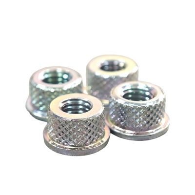 Food Beverage Industry DIN Standard White Zinc Flange Thumb Nut with Customized Design
