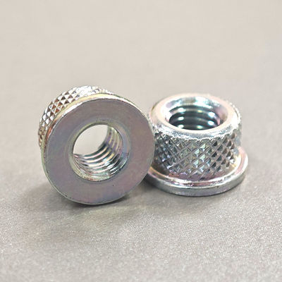 Food Beverage Industry DIN Standard White Zinc Flange Thumb Nut with Customized Design