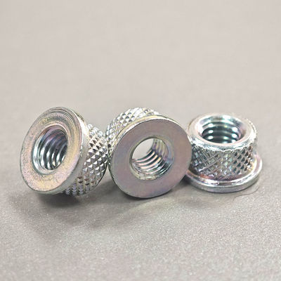 Food Beverage Industry DIN Standard White Zinc Flange Thumb Nut with Customized Design