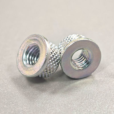 Food Beverage Industry DIN Standard White Zinc Flange Thumb Nut with Customized Design