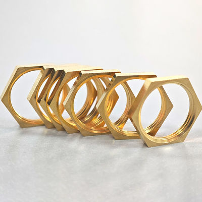DIN Standard M4 Thin Brass Hex Nut