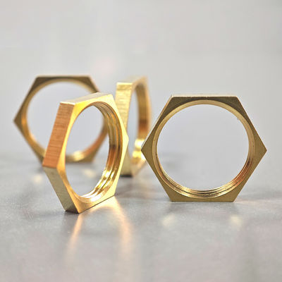 DIN Standard M4 Thin Brass Hex Nut