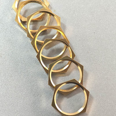 DIN Standard M4 Thin Brass Hex Nut