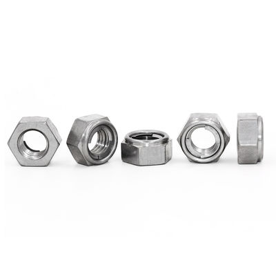 Stainless Steel 304 Metal Hexagon Lock Nut Passivated For Industrial