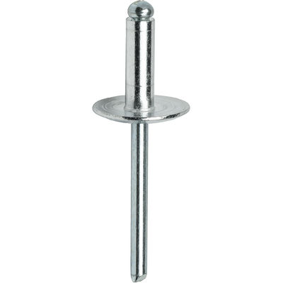 Bright Finish Custom Aluminum Color Pop Blind Rivet With Large Flange for Industrial