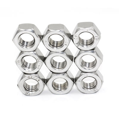 Stainless Steel Hex Nut M16 Grade 8.8 Customized  For Construction Machinery
