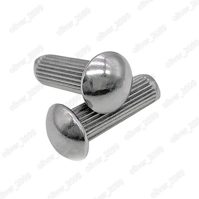 DIN Standard Half Round Head Stainless Steel Solid Semi Tubular Rivet in Custom Sizes