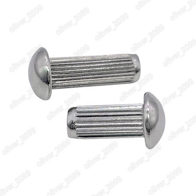 DIN Standard Half Round Head Stainless Steel Solid Semi Tubular Rivet in Custom Sizes