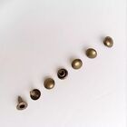 DIN Standard Brass Metal Mushroom Head Rivet Stud Double Cap Garment Rivet For Leather