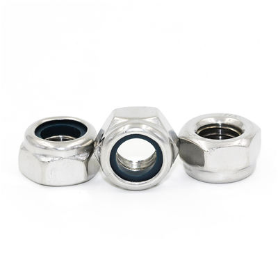 Galvanized Customized Hex Nylon Lock Nut For Imperial Inch Measurement