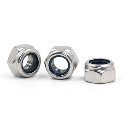 Galvanized Customized Hex Nylon Lock Nut For Imperial Inch Measurement