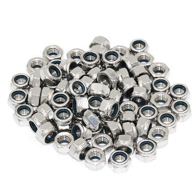 Galvanized Customized Hex Nylon Lock Nut For Imperial Inch Measurement