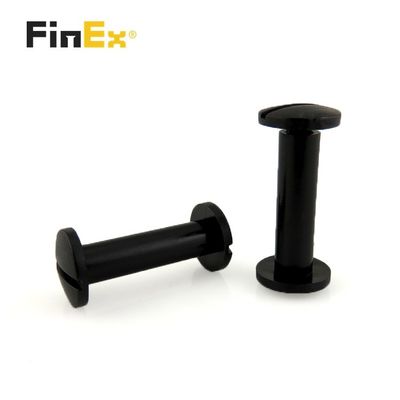 Black Plastic Book Binding Chicago Screw for Binding Books
