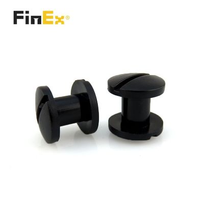 Custom Plastic ​1/8 inch Screw Posts Book Binding Chicago Screw