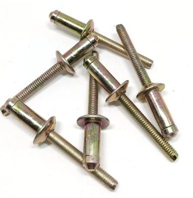Uncoated Steel Structural Hemlock Domed Head Blind Pop Rivet for Aluminium Products