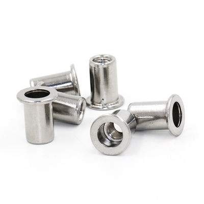Nickel Plated Stainless Steel Rivet Nut Flat Head Grade 8.8 For Heavy Duty