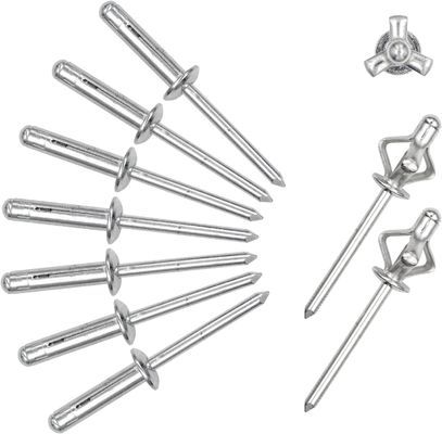 Stainless Steel Tri Fold Blind Rivets with ISO9001 2015 Certification Strong and Durable
