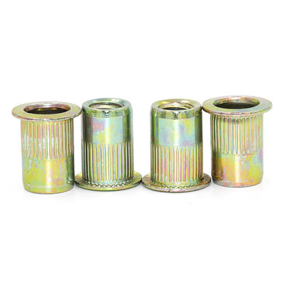 Polished Carbon Steel Flat Head Rivet Nut Customized With Grade 12.9