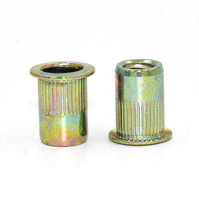 Polished Carbon Steel Flat Head Rivet Nut Customized With Grade 12.9
