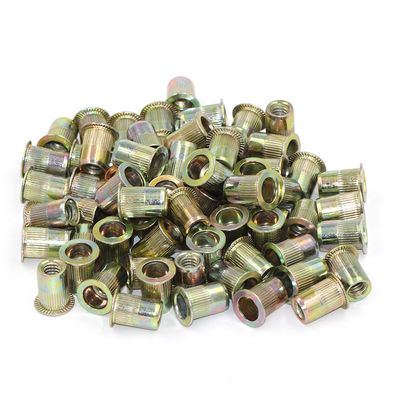 Polished Carbon Steel Flat Head Rivet Nut Customized With Grade 12.9