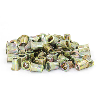 Polished Carbon Steel Flat Head Rivet Nut Customized With Grade 12.9
