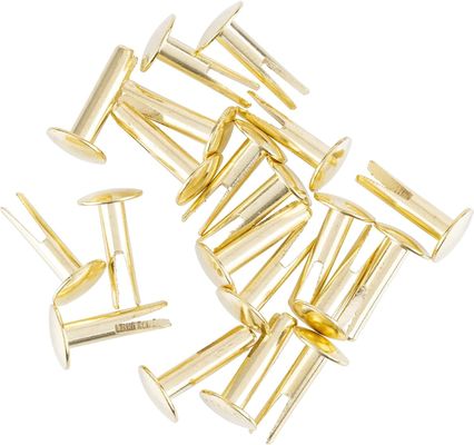 ISO9001 2015 Certificate Aluminium Flat Head Split Rivets Truss Nail Bifurcated Rivet