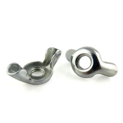 M6 Metal Zinc Plated Stamped Butterfly Wing Nut with DIN Standard and MTC Certificate
