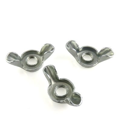M6 Metal Zinc Plated Stamped Butterfly Wing Nut with DIN Standard and MTC Certificate