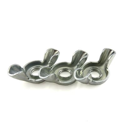 M6 Metal Zinc Plated Stamped Butterfly Wing Nut with DIN Standard and MTC Certificate