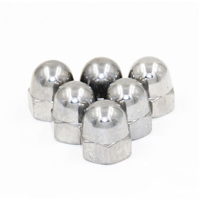 Imperial Measurement System Stainless Steel 304 Hex Cap Nuts with Nickel Plating