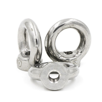 Nickel Plated Stainless Steel 304 M10 Lifting Eye Nut with and MTC Certificate